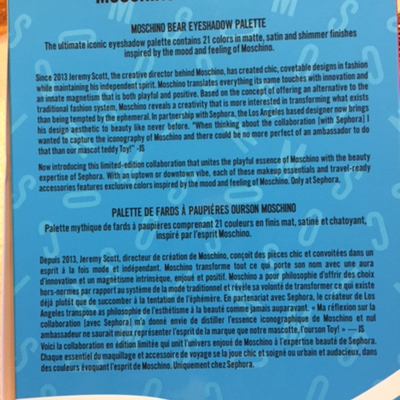 Moschino X Sephora Makeup Palette - Picture 3 of 5